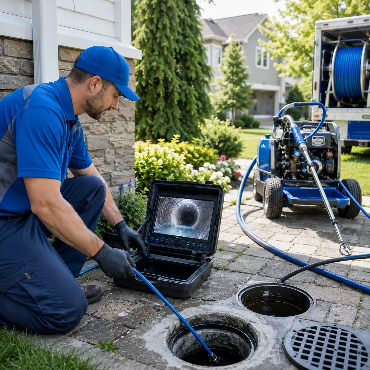 Outdoor drain cleaning professionals serving New Richmond, IN